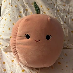 Phyllis the peach (I think that’s the name) squishmallow